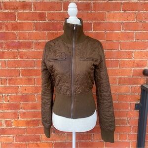 Y2K cinched quilted jacket